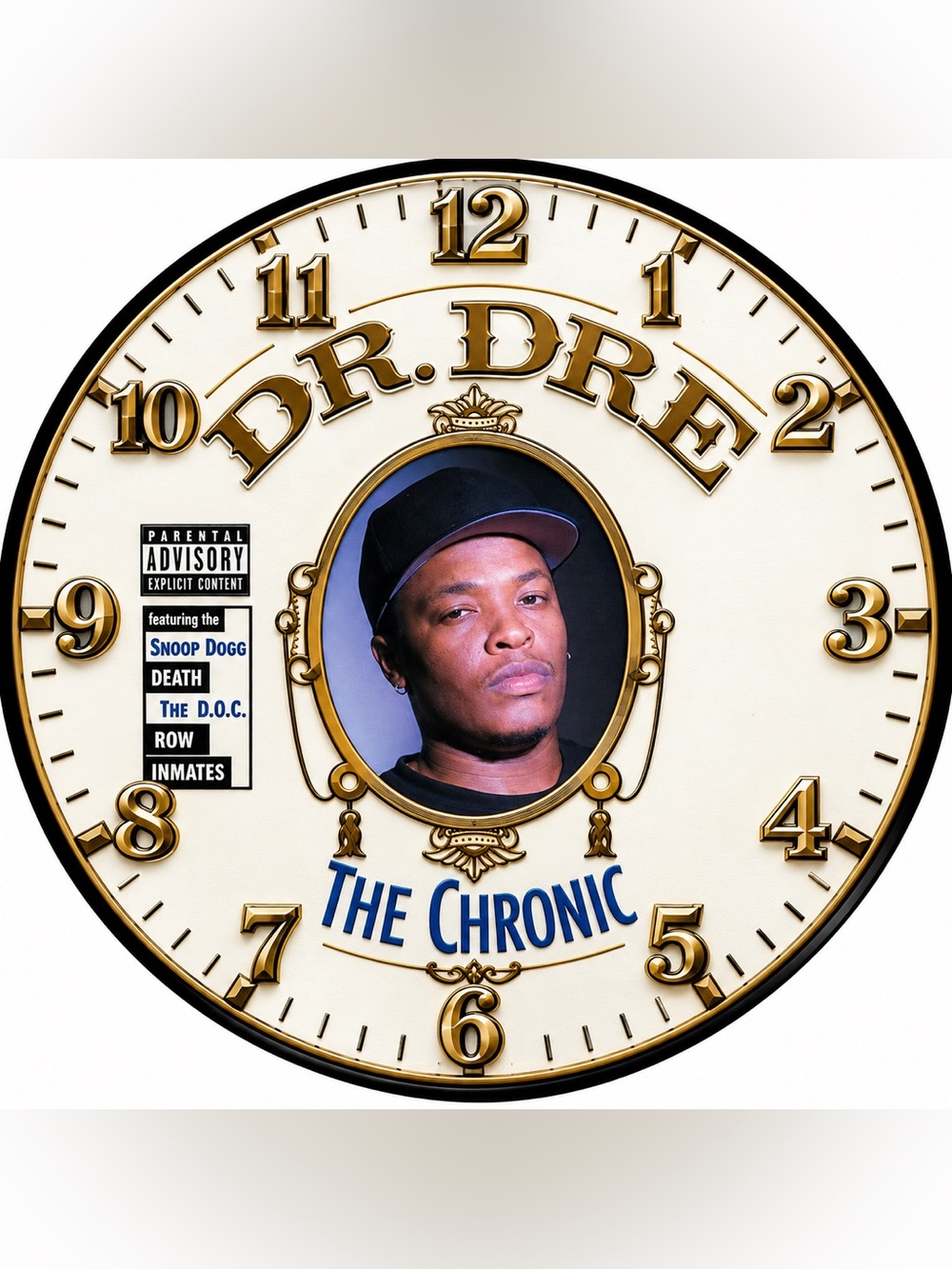 Dr Dre The Chronic Album Cover 9” Wall Clock.